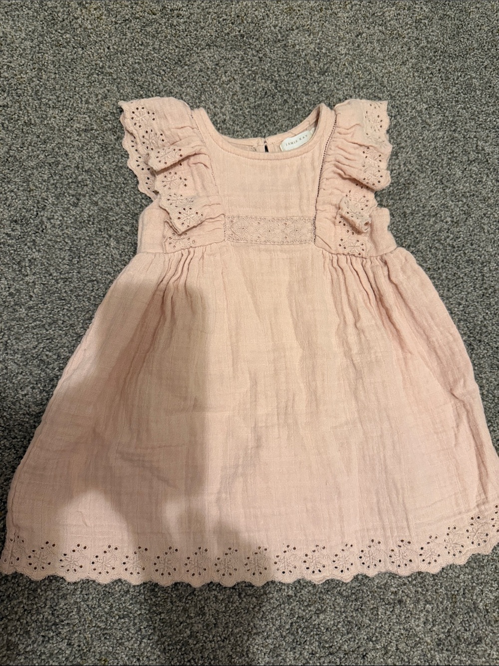 Jamie Kay pink eyelet dress